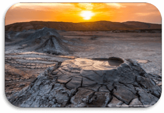 Mud volcanoes