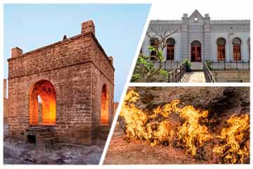 Ateshgah (Temple Of Fire), Mardakan Dendrarium, Yanardag (Burning mountain)